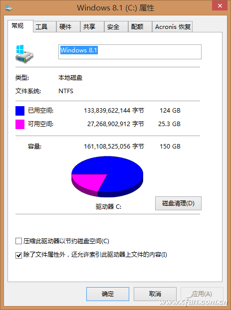 1421ASW-QLXTBXDSF-9. Windows 8.1系统自带的磁盘清理工具